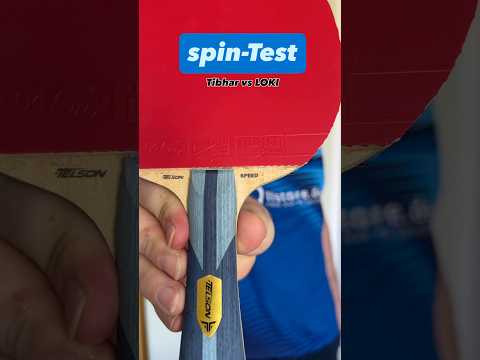 Hybrid K3 vs Rxton 3 Pro [Tibhar vs Loki] // spin-check #tabletennis #equipment #rubber #spin