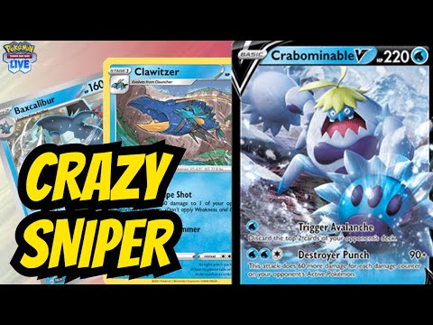 *New* Crabominable V Crazy Damage Deck Profile and Gameplay | Pokemon Trading Card Game Live