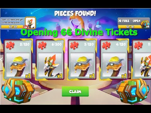 Opening 66 Divine Chest-Dragon Mania Legends | Chrono Nordic Divine Event | DML