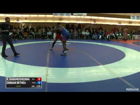 86 Con of 8-2 - Ken Karamushizawa (Japan) vs. Canaan Bethea (Patriot Elite WC)