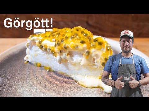 Indulge in the Irresistible Flavor of Homemade Pavlova with Passion Fruit