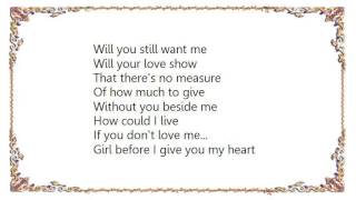 Kai - Will You Still Love Me Lyrics