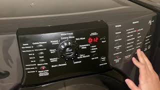 Whirlpool/kenmore elite he4t washer diagnostic mode