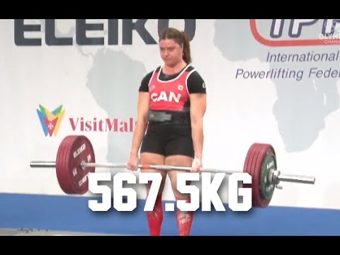 Jessica Buettner CAN | 3rd Place 567,5kg Total | 84kg Class  | IPF Worlds 2025