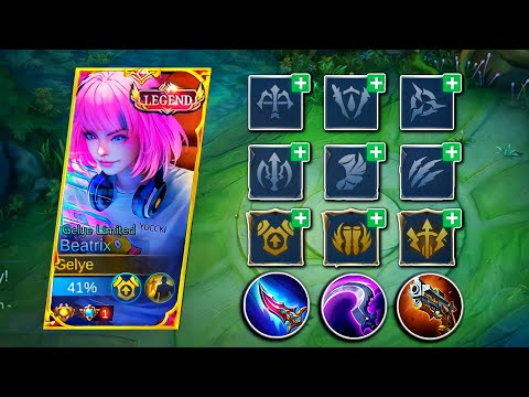 GLOBAL BEATRIX HYBRID PENETRATION😱 1 HIT DELETE BUILD AND EMBLEM