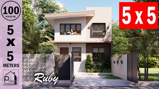 RUBY | Modern Loft Type Small House Design