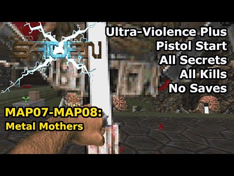 Doom II: BTSX E1 - MAP07-MAP08: Metal Mothers (Ultra-Violence Plus 100%)