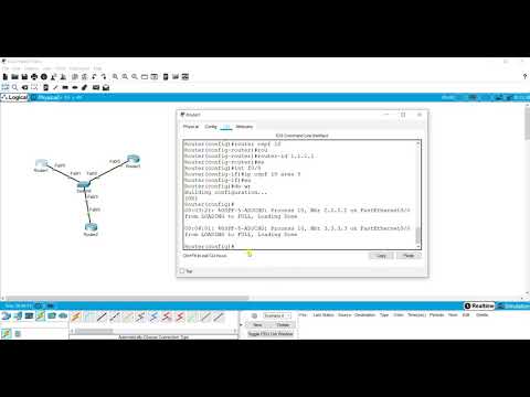 OSPF DR/BDR elections using Packet Tracer Simplified Version