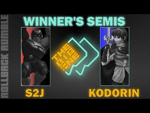 S2J (C.Falcon) vs KoDoRiN (Marth) | NA Winner's Semis | Rollback Rumble: The Big One