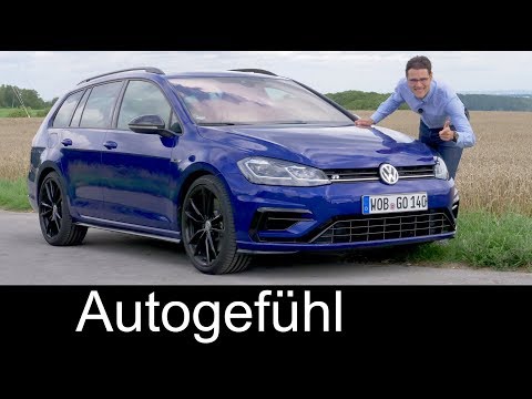 Volkswagen Golf R Variant FULL REVIEW 310 hp VW estate Kombi 2018 - Autogefühl