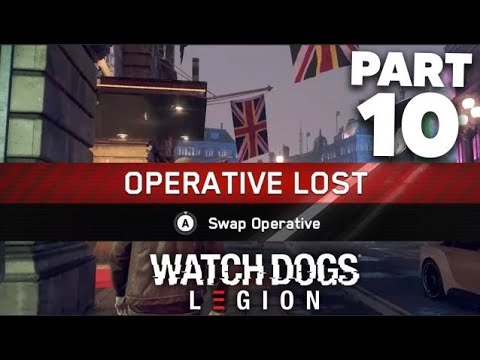 WATCH DOGS LEGION Gameplay Walkthrough Part 10 - PERMADEATH & SKY LARSEN (Full Game)