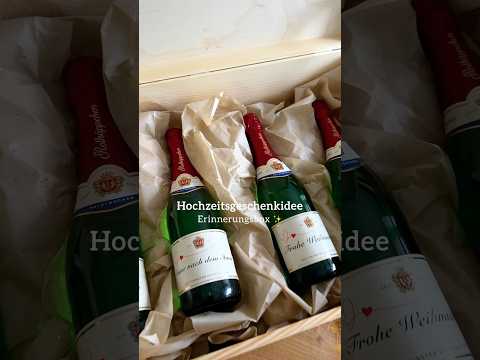 Die Box kann das Brautpaar für all ihre Erinnerungen nutzen ❤️ #wedding #hochzeit #weddinggift #diy