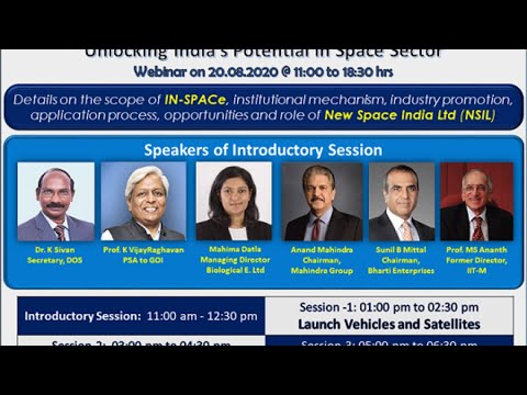 Watch Live: Webinar on "Unlocking India's Potential in Space Sector"