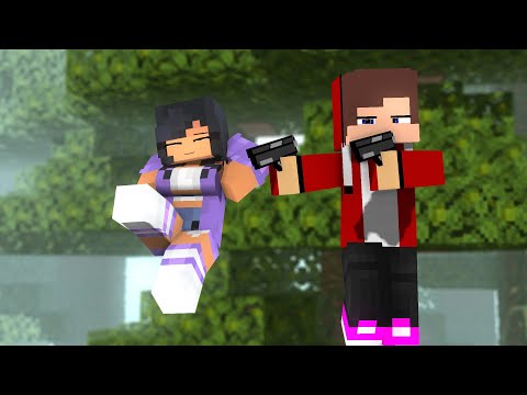 LOVE STORY CUTE APHMAU & MAIZEN THE GUN MAN- MINECRAFT ANIMATION #shorts