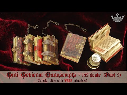 📚📗📚 Mini Medieval Manuscripts (Part 2) -...