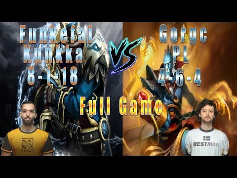 Funkefal Kunkka Vs Gorgc Phantom Lancer. Who Cares About Empower If It Is 20 Minute Stomp!