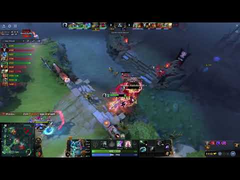 Nisha's Perspective - in his shocking lightning storm blind kill | ESL One Berlin Major 2023 #dota2