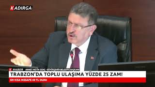 📌 EN KISA MESAFE 40 TL OLDU 📢 Trabzon’da Toplu Ulaşıma Yüzde 25 Zam!