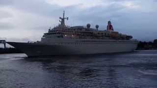 The Black Watch Cruise Ship in Dublin Port