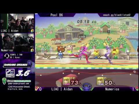 Blacklisted 2 Pools - LIAC | Aidan (Zero Suit Samus) vs. Numerics (Zero Suit Samus)