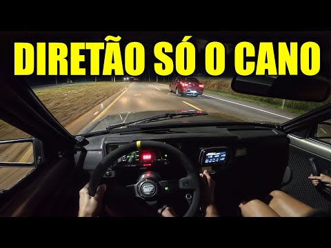 Acelerando o Chevette Turbo com ESCAPE DIRETÃO SÓ O CANO!