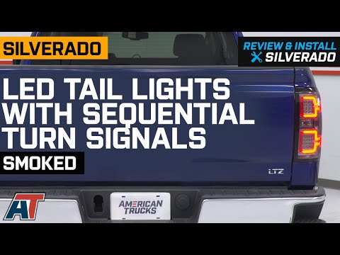 2014-2018 Silverado LED Tail Lights with Sequential Turn Signals Review & Install