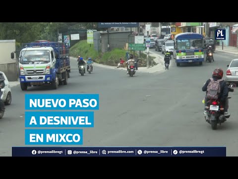 Neto Bran announces construction of an overpass on the El Milagro - Ciudad Quetzal road in Mixco