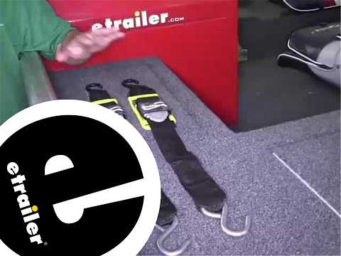 etrailer | Ultimate Overview of the BoatBuckle Pro Series Kwik-Lok Transom Tie-Down Straps