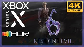 [4K/HDR] Resident Evil 6 / Xbox Series X Gameplay