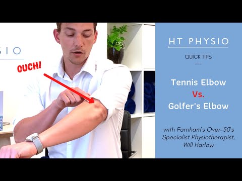 Tennis Elbow Vs. Golfer's Elbow – What's the Difference? | HT Physio Quick Tips