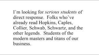 Gary Bencivenga's Most Powerful Secret