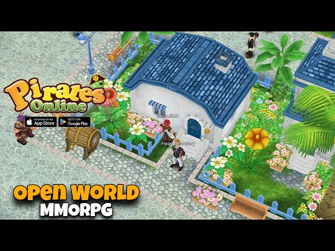 Pirates Online mobile gameplay   Open World MMORPG   Cross platform   android iOS PC