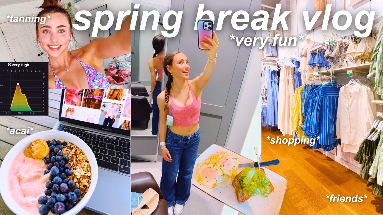 SPRING BREAK WEEKEND VLOG 🌞 *so fun*