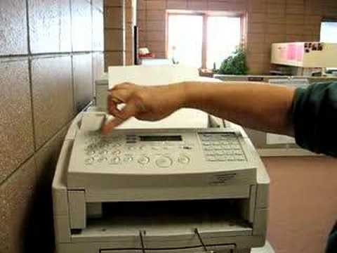 Tutorial on Using a Fax Machine