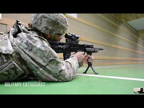 US Soldiers Fire British weapon