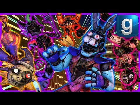 Gmod FNAF | Throwing FNAF Off A Building! [Part 9]