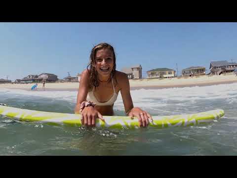 Fun waves and fun surfing at Kitty Hawk