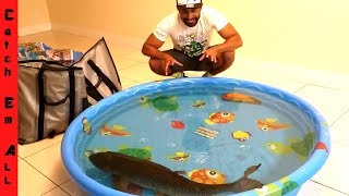 KEEPING MEGA FISH INDOORS with POOL POND!