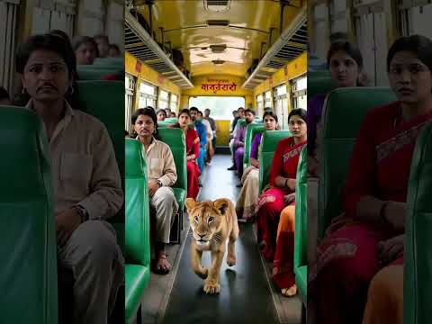 All things have spirituality and spirituality in animals. Little lion is rare to see