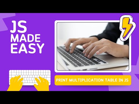 Create A Multiplication Table With Javascript Step By Step Tutorial