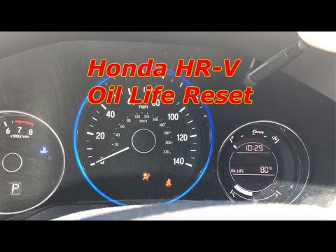 Oil Life Reset 2019 Honda HRV