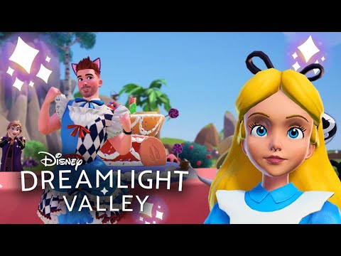 Alice in Wonderland All Quests Walkthrough Guide l Disney Dreamlight Valley Wonderland Whimsy update