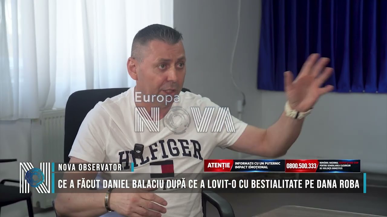 Ce a făcut Daniel Balaciu după ce a lovit-o cu bestialitate pe Dana Roba