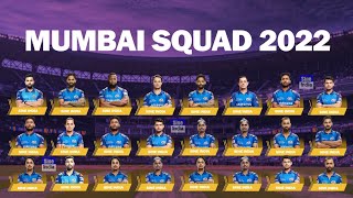 IPL 2022 Mumbai Indians (mi) Full Squad | MI Squad 2022 | MI Team 2022