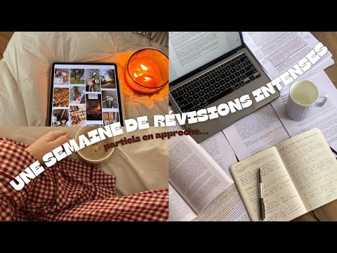une semaine de révisions INTENSES avant mes PARTIELS ☕️🩺