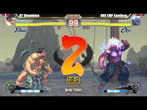 SSF4 AE2012 Grand Final BT Dieminion vs DUX EMP Santhrax - Big Two #52 Tournament