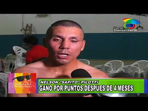 Nelson SAPITO Pilotti   Gano por puntos despues de 4 meses