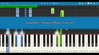 Download lagu Faizal Tahir - Malaysia 🇲🇾 (Piano Tutorial) mp3
