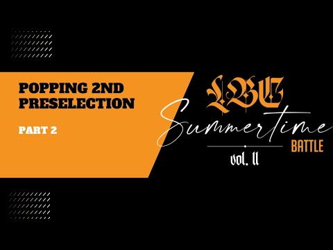 LBC Summertime Battle vol. 2 - Popping Armageddon Battle (Flash vs. Kevin The Street vs. Saiid)