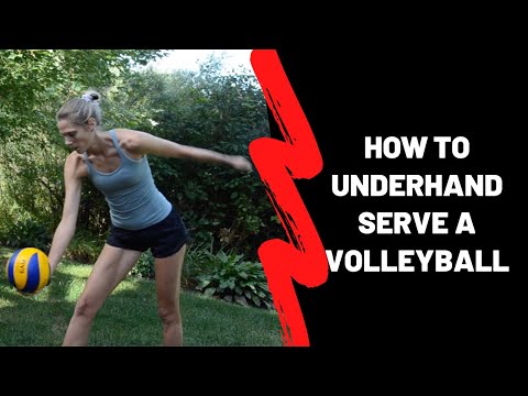How to Underhand Serve a Volleyball